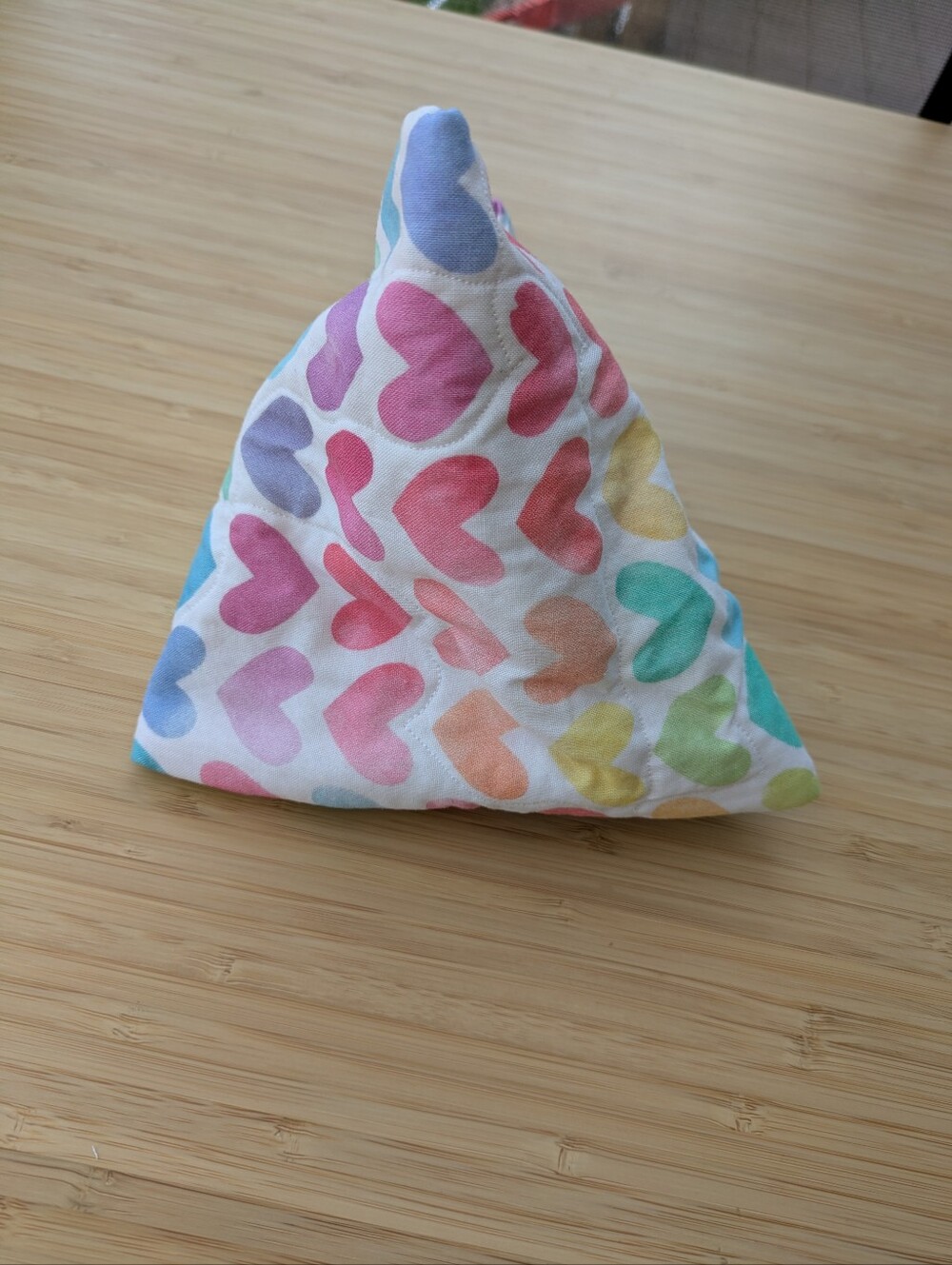 Mini Wet Bag - Storage Pouch In Watercolour Hearts - Picture 3 of 4